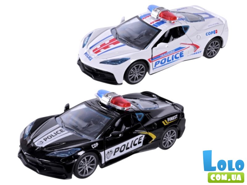 Машина металлическая Полиция, Автопром (в ассортименте)