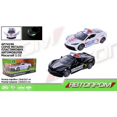 Машина металлическая Полиция, Автопром (в ассортименте)