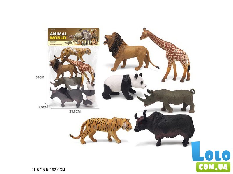 Набор фигурок Дикие животные