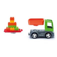 Машина Строительная платформа с кубиками 2 в 1, Efko