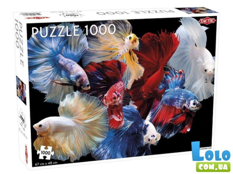 Пазл Бойцовые рыбки, Tactic, 1000 эл.