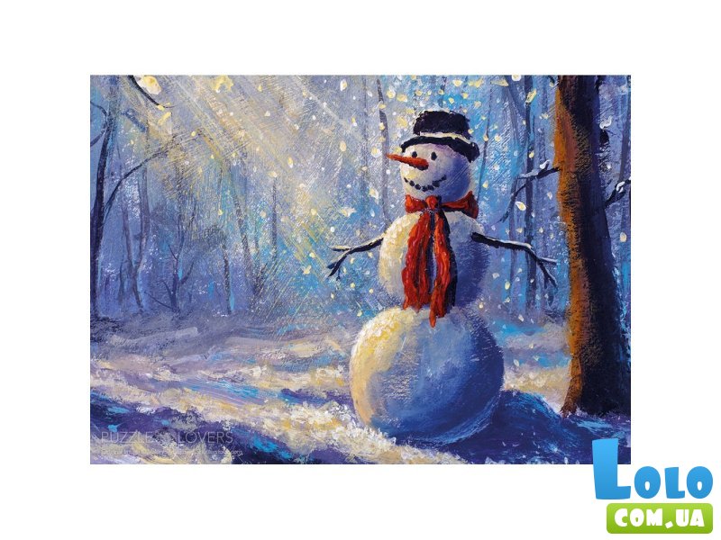 Пазл Счастливый снеговик, Tactic, 1000 эл.