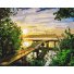 Картина по номерам Закат на реке, Brushme (40х50 см)