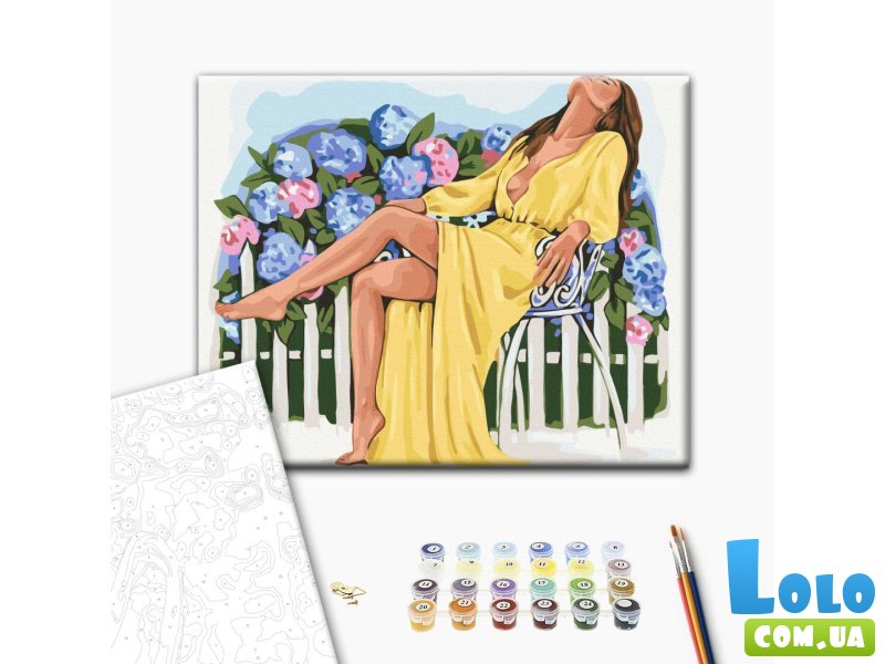 Картина по номерам Цветущее спокойствие ©Alla Berezovska, Brushme (40х50 см)