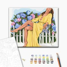 Картина по номерам Цветущее спокойствие ©Alla Berezovska, Brushme (40х50 см)