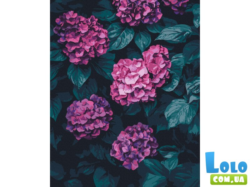Картина по номерам Сказочная гортензия, Brushme (40х50 см)