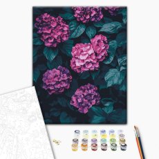 Картина по номерам Сказочная гортензия, Brushme (40х50 см)