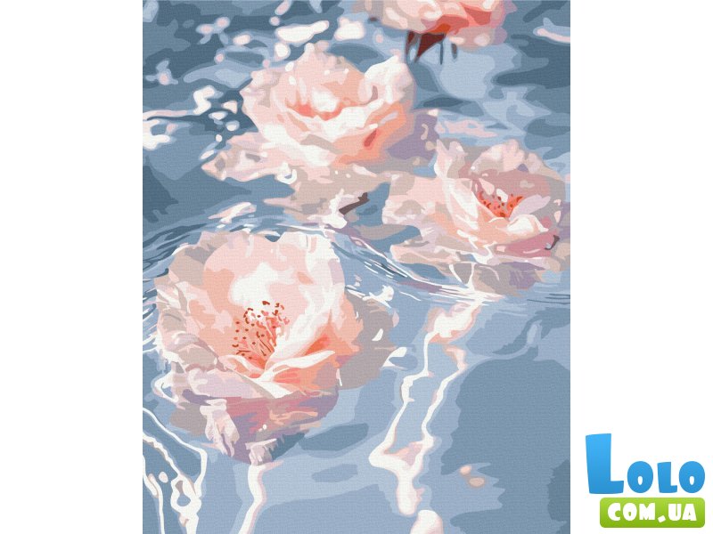 Картина по номерам Цветы в воде, Brushme (40х50 см)