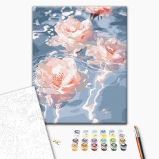 Картина по номерам Цветы в воде, Brushme (40х50 см)