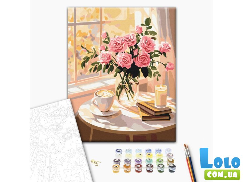 Картина по номерам Утренний натюрморт, Brushme (40х50 см)