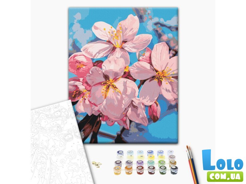 Картина по номерам Цвет сливы ©Anastasiia Osmolovska, Brushme (40х50 см)