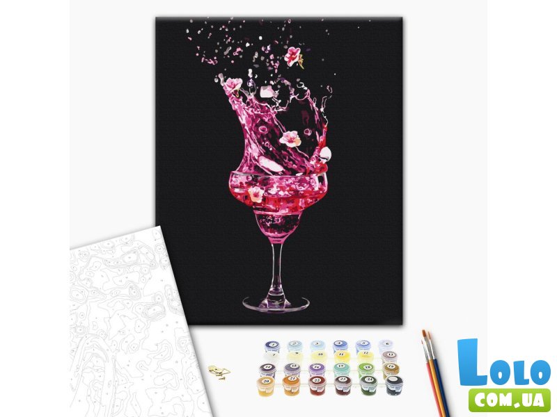 Картина по номерам Весенний коктейль ©galigrafiya, Brushme (40х50 см)