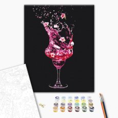 Картина по номерам Весенний коктейль ©galigrafiya, Brushme (40х50 см)