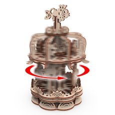 Деревянный механический конструктор Карусель S, MR.PLAYWOOD (10404), 88 дет.