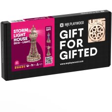 Деревянный механический 3D конструктор Штормовой Маяк (Эко-Лайт), MR.PLAYWOOD (10204), 217 дет.