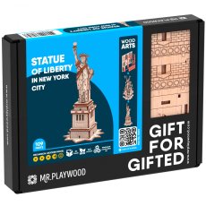 Деревянный механический конструктор Статуя Свободы, MR.PLAYWOOD (10413), 109 дет.