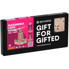 Деревянный механический 3D конструктор Александрийский Маяк (Эко-лайт), MR.PLAYWOOD (10208), 280 дет.