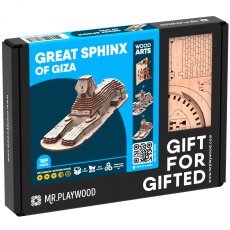 Деревянный механический 3D конструктор Большой Сфинкс, MR.PLAYWOOD (000033781), 159 дет.