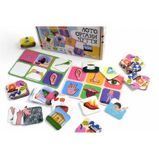 Развивающая настольная игра Лото органы чувств, Умняшка
