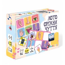 Развивающая настольная игра Лото органы чувств, Умняшка