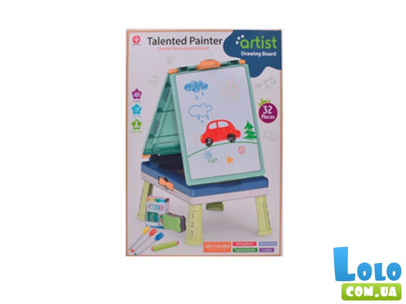 Мольберт двусторонний на ножках, Bambi