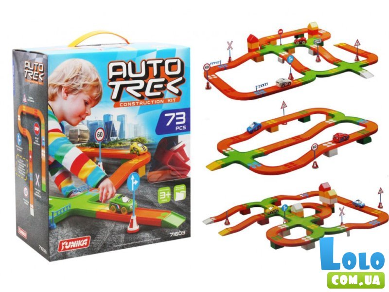 Конструктор Автотрек, Юника (71603), 73 дет.
