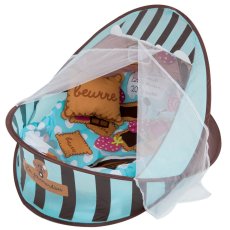 Коврик-манеж с подвесками (голубой)