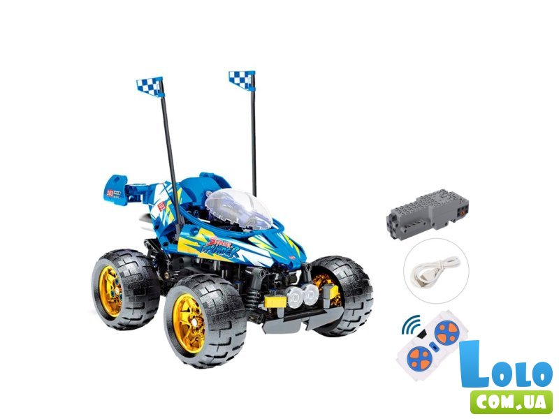 Конструктор на радиоуправлении Джип, Bambi (701901), 388 дет.