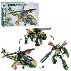 Конструктор 3 в 1 (вертолет, динозавр, робот), (BB101), 451 дет.
