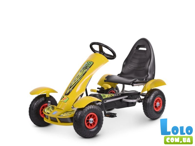 Велокарт детский, Bambi (желтый)