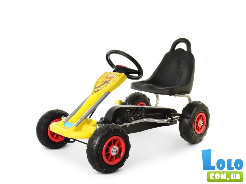 Велокарт детский, Bambi (желтый)