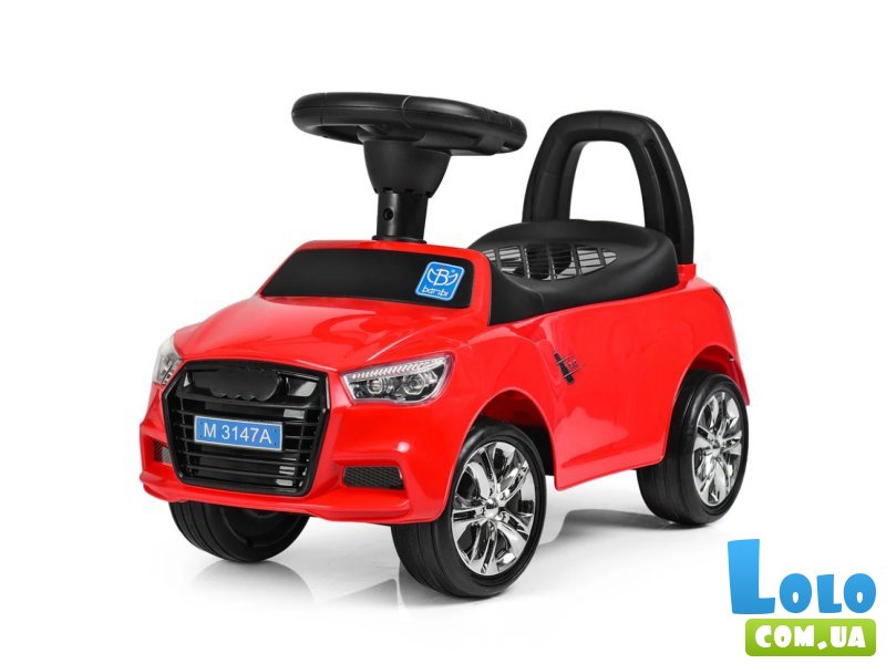 Автомобиль для прогулок - толокар BMW, Bambi (красный)