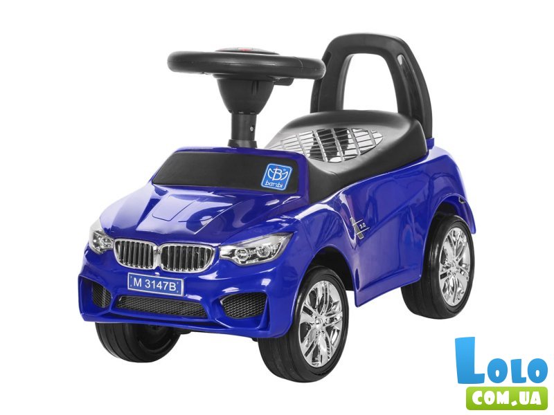 Автомобиль для прогулок – толокар BMW, Bambi (синий)