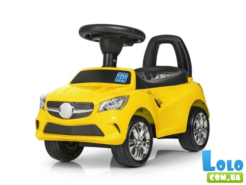 Автомобиль для прогулок - толокар Mercedes, Bambi (желтый)