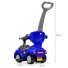 Автомобиль для прогулок – толокар с родительской ручкой, Bambi (синий)