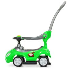 Автомобиль для прогулок – толокар с родительской ручкой, Bambi (зеленый)