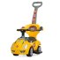 Автомобиль для прогулок – толокар с родительской ручкой, Bambi (желтый)
