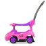 Автомобиль для прогулок – толокар с родительской ручкой, Bambi (розовый)