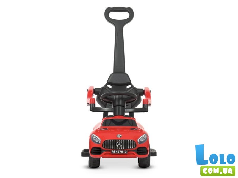 Автомобиль для прогулок – толокар с родительской ручкой Mercedes, Bambi Racer