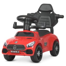 Автомобиль для прогулок – толокар с родительской ручкой Mercedes, Bambi Racer