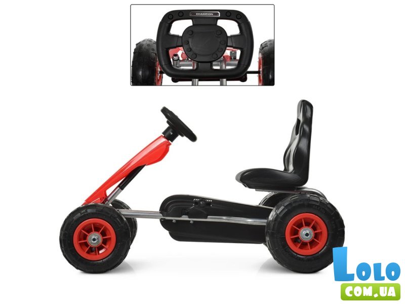 Детский карт, Bambi (красный)