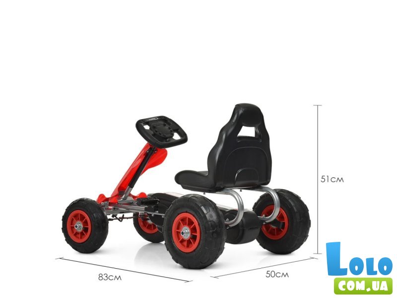 Детский карт, Bambi (красный)