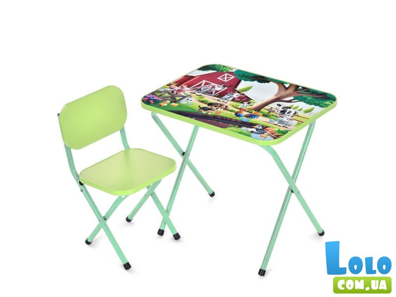 Столик со стулом Домашние животные, Bambi