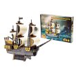 Деревянный 3D конструктор Пиратский корабль, PuzzleOk (Puz-00928), 196 дет.