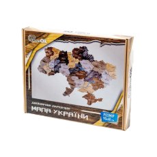 Деревянный пазл Карта Украины, PuzzleOK