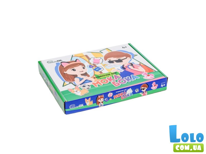 Настольная игра с наклейками Мока Бока Домик, PuzzleOk