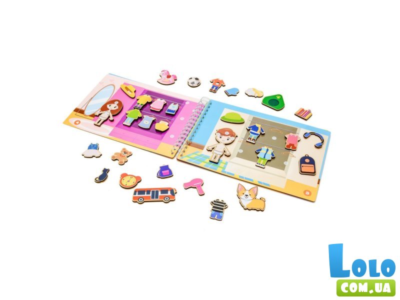 Настольная игра с наклейками Мока Бока Домик, PuzzleOk