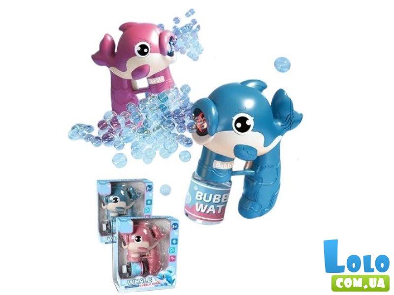 Пистолет с мыльными пузырями Дельфинчик (в ассортименте)