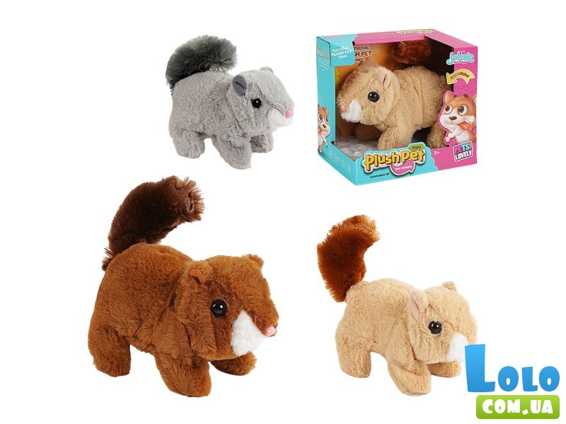 Интерактивная игрушка Белочка (в ассортименте)