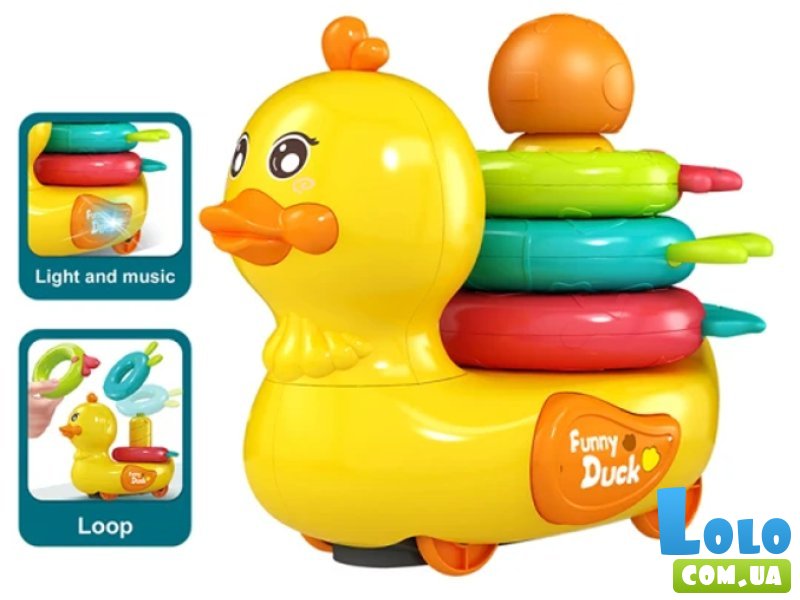 Музыкальная игрушка Уточка